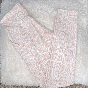 Light pink, snake skin, active wear leggings, from Old Navy!😊